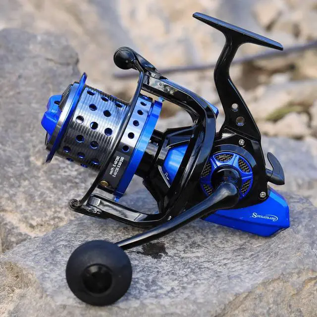 Alt view image 7 of 7 - Spinning Reels 10000 Series Surf Fishing Reels, Ultra Smooth Powerful with CNC Aluminum Spool, Inshore & Offshore Saltwater Fishing