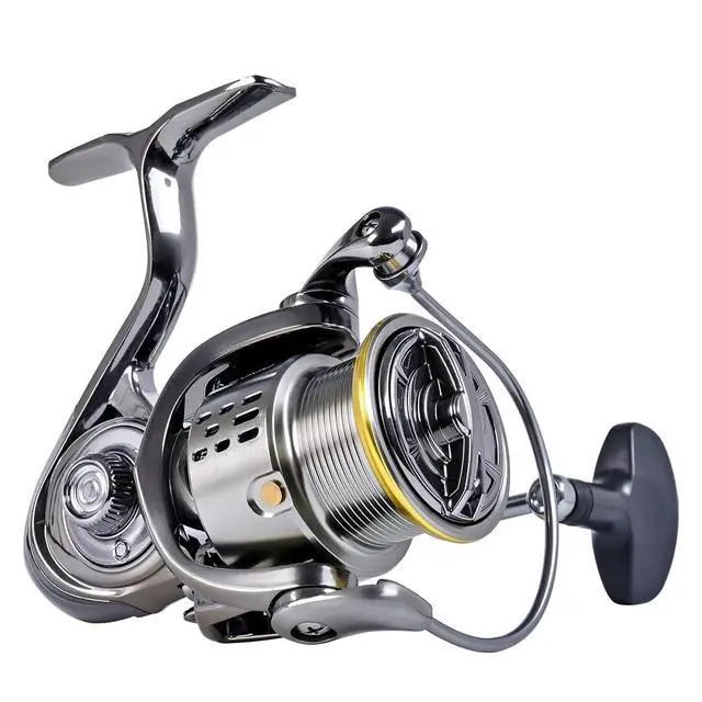 Alt view image 7 of 7 - Saltwater Spinning Reel, 12+1BB Ultra Lightweight Powerful Fishing Reel, Metal Frame Carbon Fiber 33 LB Max Drag, 5.5:1 High Speed Ultra Smooth for Saltwater Fishing Reels