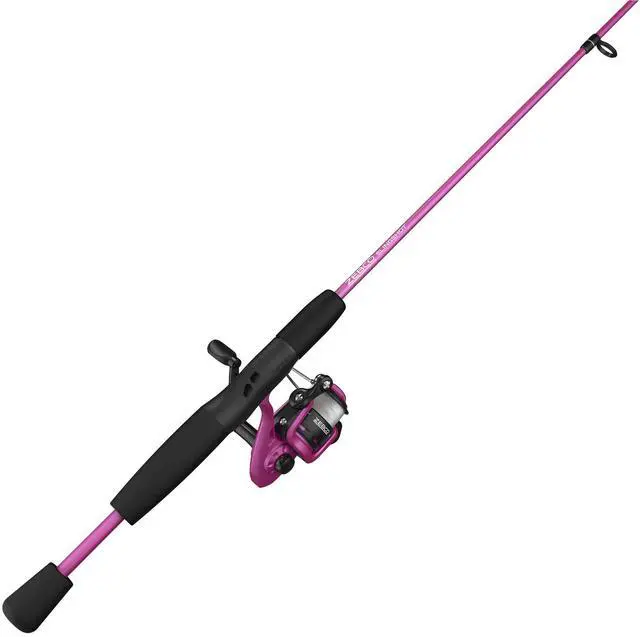 Main image of Slingshot Spinning Reel and Fishing Rod Combo, 2-Piece Medium-Light Durable Fiberglass Rod, Comfortable EVA Handle, Pre-Spooled with 8-Pound Cajun Fishing Line