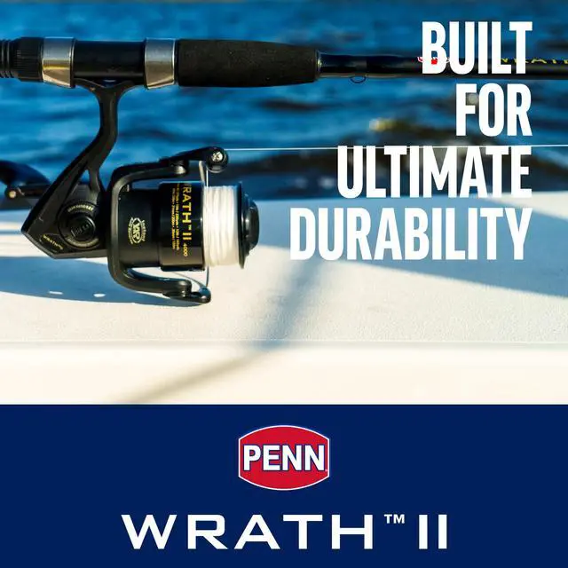 Alt view image 2 of 7 - Wrath II Spinning Reel and Fishing Rod Combo