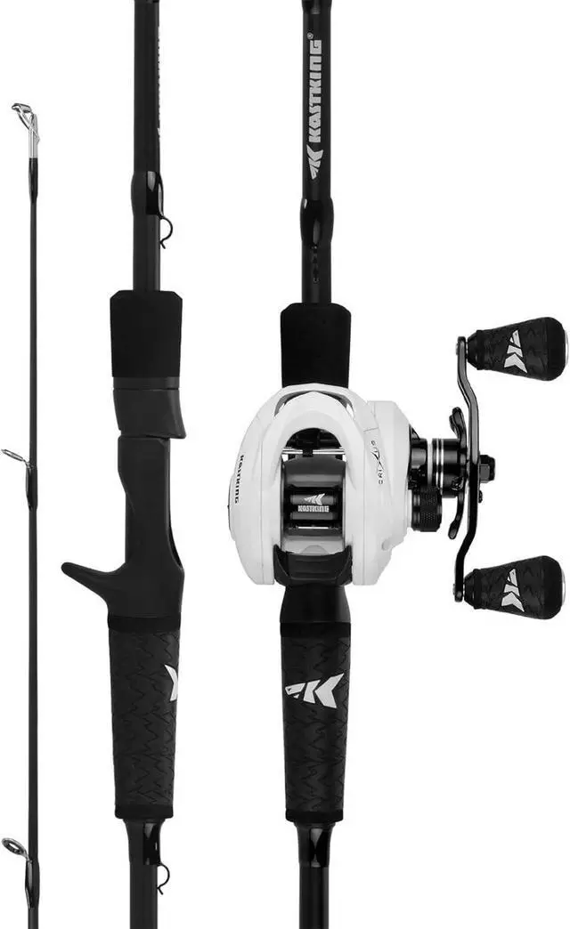 Main image of Crixus Fishing Rod and Reel Combo, High Performance Spinning & Baitcaster Combo, IM6 Graphite 2Pc Blanks, Zirconium Oxide Rings, SuperPolymer Handle, Lightweight Reel with Aluminum Spool