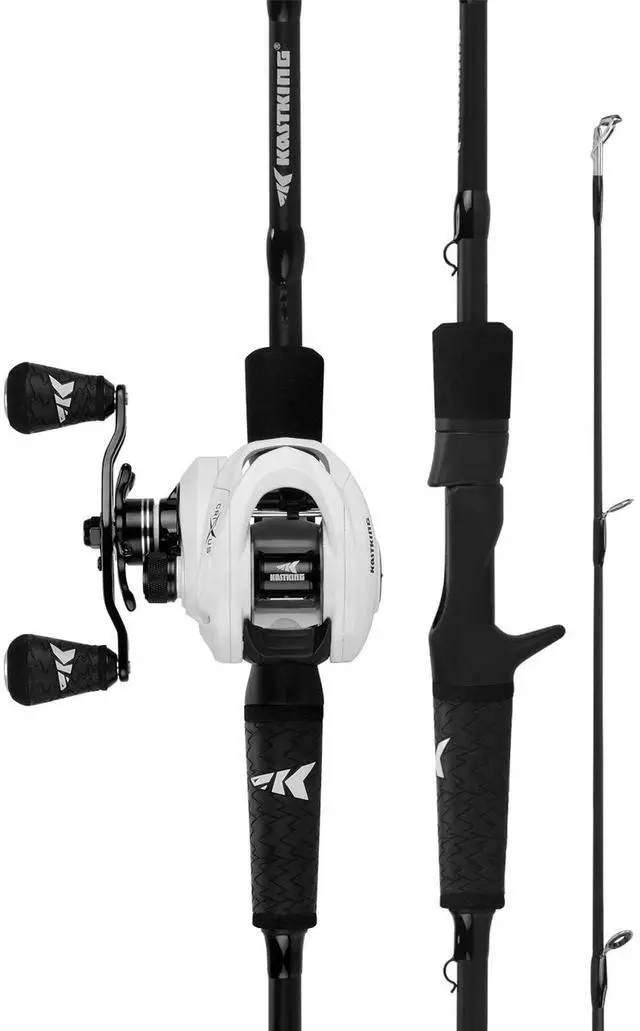 Main image of Crixus Fishing Rod and Reel Combo, High Performance Spinning & Baitcaster Combo, IM6 Graphite 2Pc Blanks, Zirconium Oxide Rings, SuperPolymer Handle, Lightweight Reel with Aluminum Spool