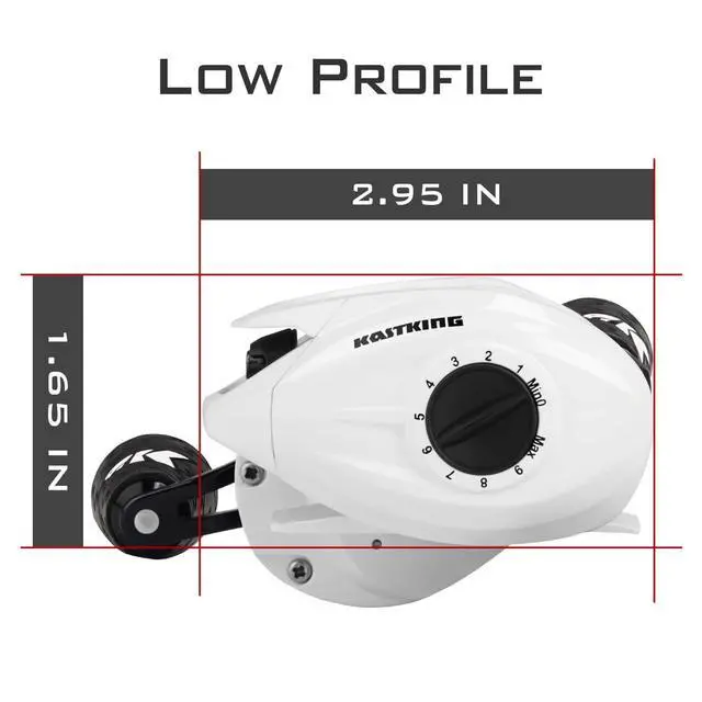 Alt view image 4 of 7 - Crixus Fishing Rod and Reel Combo, High Performance Spinning & Baitcaster Combo, IM6 Graphite 2Pc Blanks, Zirconium Oxide Rings, SuperPolymer Handle, Lightweight Reel with Aluminum Spool