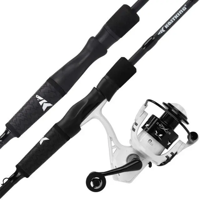 Main image of Crixus Fishing Rod and Reel Combo, High Performance Spinning & Baitcaster Combo, IM6 Graphite 2Pc Blanks, Zirconium Oxide Rings, SuperPolymer Handle, Lightweight Reel with Aluminum Spool
