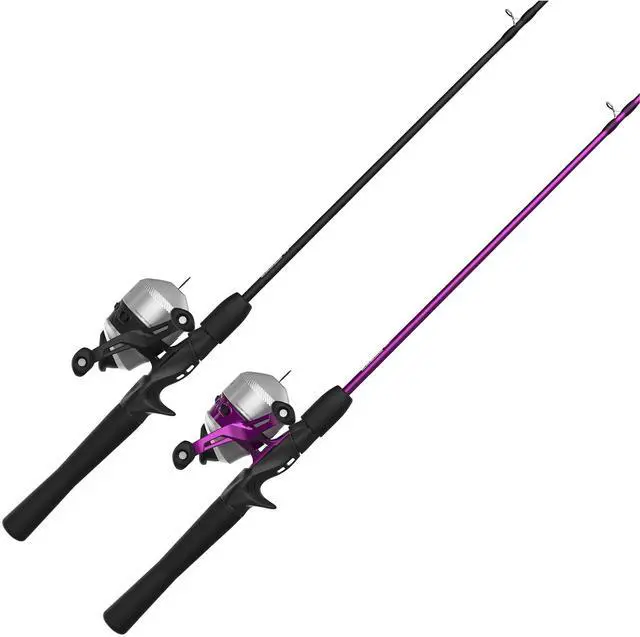 Main image of 33 Spincast Reel and 2-Piece Fishing Rod Combo, 5-Foot 6-Inch Durable Fiberglass Rod, Quickset Anti-Reverse Fishing Reel with Bite Alert