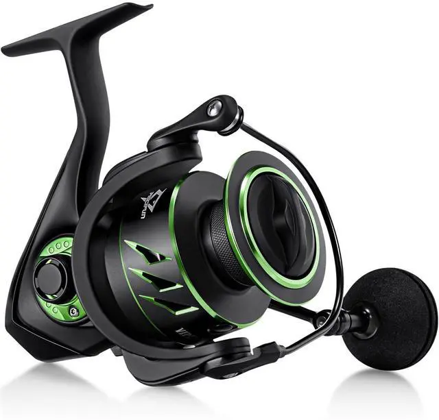Main image of Viper X Spinning Reels, Carbon Fiber 33LBs Max Drag, 10+1 Shielded BB, Saltwater Freshwater Spinning Fishing Reel, 5.2:1/6.2:1