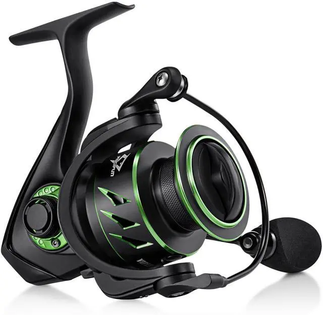 Main image of Viper X Spinning Reels, Carbon Fiber 33LBs Max Drag, 10+1 Shielded BB, Saltwater Freshwater Spinning Fishing Reel, 5.2:1/6.2:1