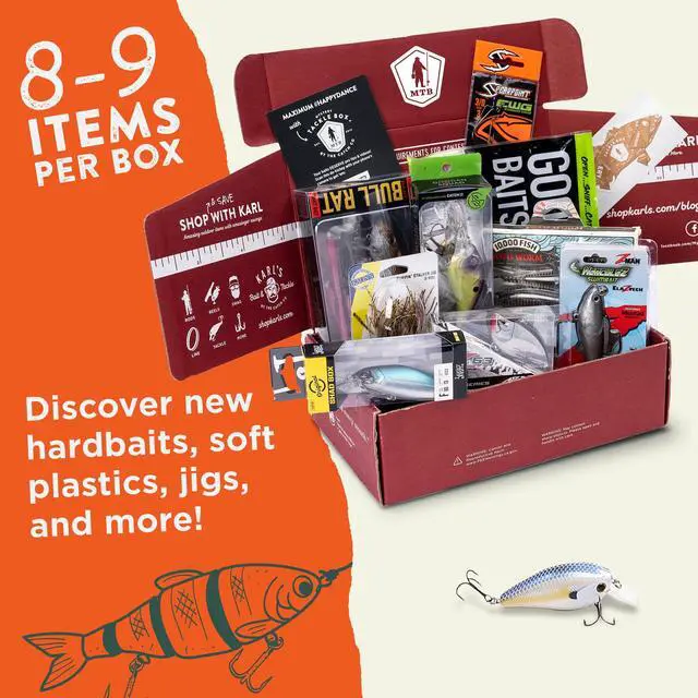 Alt view image 3 of 5 - Mystery Tackle Box Freshwater Catch All Fishing Kit | Bass | Trout | Crappie | Bluegill | Perch | Sunfish | Catfish