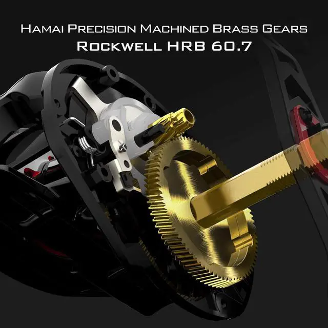 Alt view image 4 of 7 - Royale Legend II Baitcasting Reels, New Compact Design Baitcaster Fishing Reel, 17.64LB Carbon Fiber Drag, Cross-Fire 8 Magnet Braking System, Available in 5.4:1 and 7.2:1