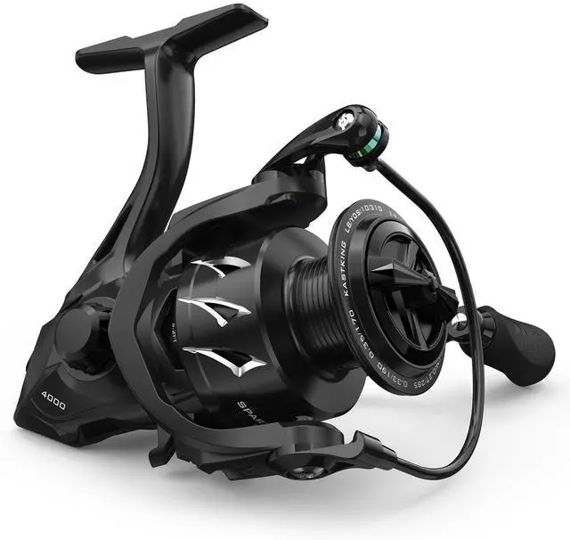 Main image of Spartacus II Plus Spinning Reel IPX5 Waterproof Freshwater/Saltwater Fishing Reel, 22LB Drag, 5.2:1 Gear Ratio, 7+1 Stainless Steel Bearings, Instant Anti-Reverse, Anodized Aluminum Spool