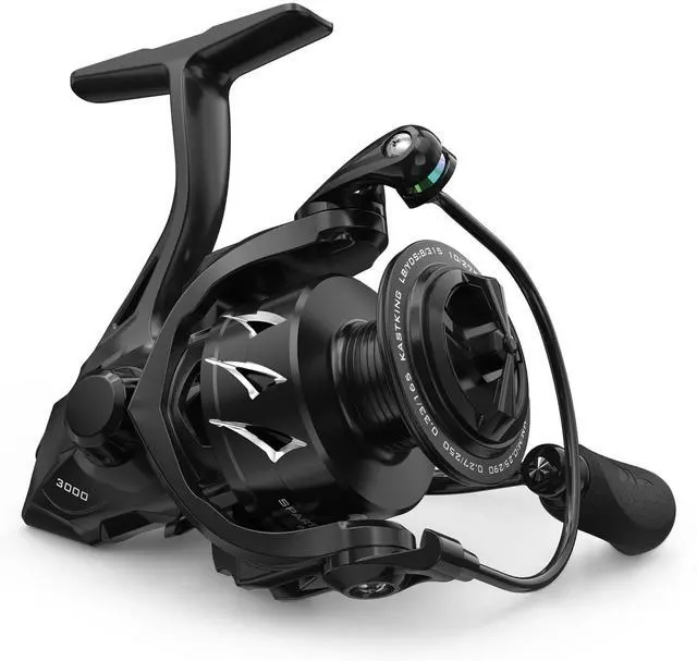 Main image of Spartacus II Plus Spinning Reel IPX5 Waterproof Freshwater/Saltwater Fishing Reel, 22LB Drag, 5.2:1 Gear Ratio, 7+1 Stainless Steel Bearings, Instant Anti-Reverse, Anodized Aluminum Spool
