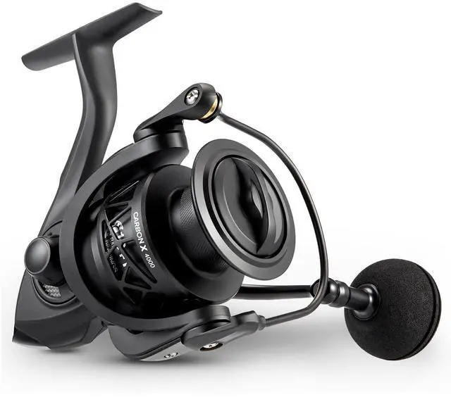 Main image of Carbon X Ultralight Spinning Reel, Carbon Frame, 33lb Max Drag | 10+1 shielded bearings, smooth retrieve, two handle styles by size, balanced for freshwater bass and trout fishing, 500-4000