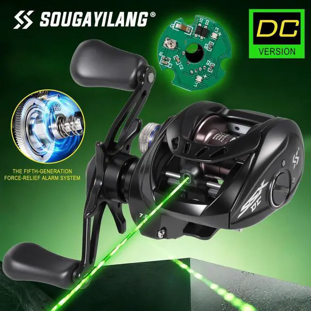 Alt view image 4 of 7 - Baitcasting Reel with Digital Anti-Backlash Control - Smart Computer Braking System, 7.2:1 Gear Ratio, 18.5LB Max Drag-Easy Casting Baitcaster for Beginners & Bass Anglers