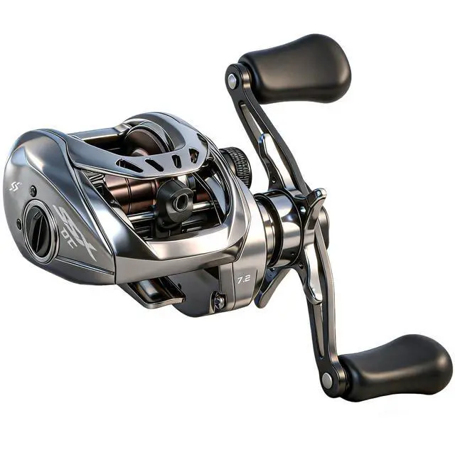 Alt view image 2 of 7 - Baitcasting Reel with Digital Anti-Backlash Control - Smart Computer Braking System, 7.2:1 Gear Ratio, 18.5LB Max Drag-Easy Casting Baitcaster for Beginners & Bass Anglers