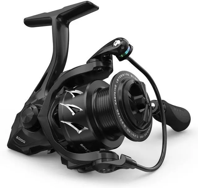 Main image of Spartacus II Plus Spinning Reel IPX5 Waterproof Freshwater/Saltwater Fishing Reel, 22LB Drag, 5.2:1 Gear Ratio, 7+1 Stainless Steel Bearings, Instant Anti-Reverse, Anodized Aluminum Spool