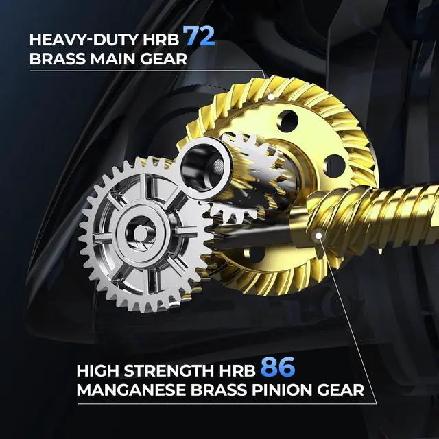 Alt view image 6 of 7 - ReKon Saltwater Spinning Fishing Reel Up to 55LBs Max Drag Big Game Fishing Reel - Innovative NyliTech Body- Water Resistant - MaxiDur 5+1+1 Corrosion-Resistance Bearing System
