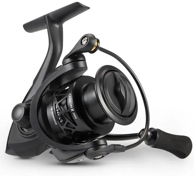 Main image of Carbon X Ultralight Spinning Reel, Carbon Frame, 33lb Max Drag | 10+1 shielded bearings, smooth retrieve, two handle styles by size, balanced for freshwater bass and trout fishing, 500-4000