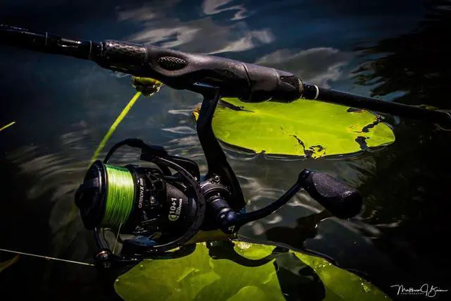 Alt view image 6 of 7 - Carbon X Ultralight Spinning Reel, Carbon Frame, 33lb Max Drag | 10+1 shielded bearings, smooth retrieve, two handle styles by size, balanced for freshwater bass and trout fishing, 500-4000