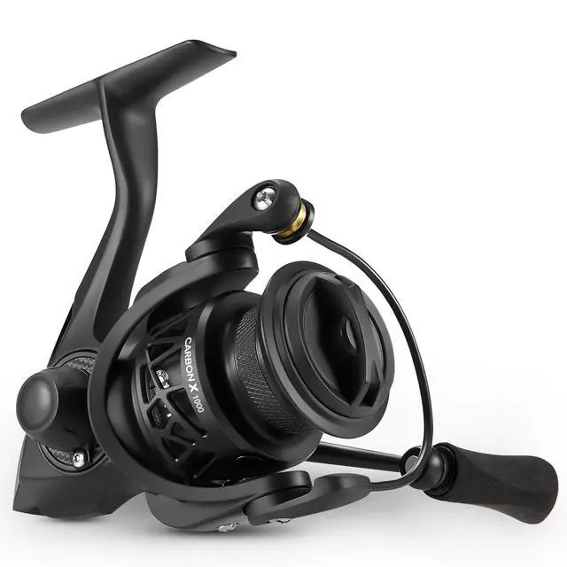 Main image of Carbon X Ultralight Spinning Reel, Carbon Frame, 33lb Max Drag | 10+1 shielded bearings, smooth retrieve, two handle styles by size, balanced for freshwater bass and trout fishing, 500-4000