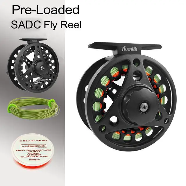 Alt view image 3 of 6 - Aventik Extreme Fly Fishing Combo Kit 0/1/2/3/4/5/6 Weight Starter Fly Fishing Rod and Reel Kit Outfit with One Travel Case