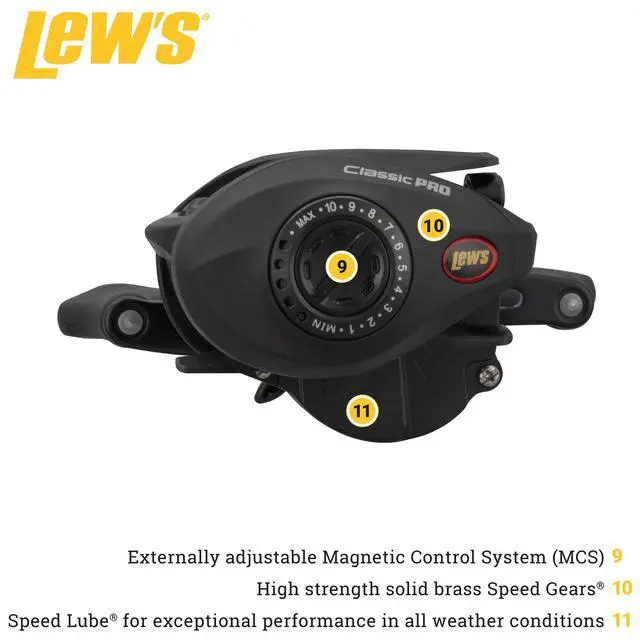 Alt view image 4 of 7 - Classic Pro Speed Spool SLP Baitcast Reel