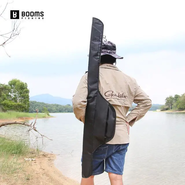 Alt view image 6 of 7 - PB4 5.4ft~6ft Fishing Rod and Reel Case, Folded Nylon Fishing Pole Case, 0.6ft Extended Design Fishing Spinning Rod Bag, Store up to 2~3 Poles with Reels (Not Store Surf Rod Combo)