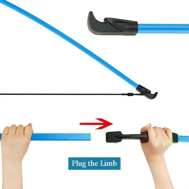 Alt view image 7 of 7 - 45" Youth Bow and Arrows Set for Kids 8-12 Teens Recurve Archery Beginner Gift Longbow Kit, Outdoor Hunting Play Gift, 9 Arrows, 4 Target Face for Backyard Game Age 12-14 14-16