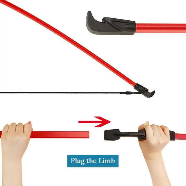 Alt view image 7 of 7 - 45" Youth Bow and Arrows Set for Kids 8-12 Teens Recurve Archery Beginner Gift Longbow Kit, Outdoor Hunting Play Gift, 9 Arrows, 4 Target Face for Backyard Game Age 12-14 14-16