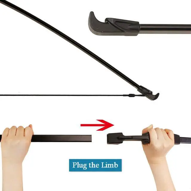 Alt view image 7 of 7 - 45" Youth Bow and Arrows Set for Kids 8-12 Teens Recurve Archery Beginner Gift Longbow Kit, Outdoor Hunting Play Gift, 9 Arrows, 4 Target Face for Backyard Game Age 12-14 14-16