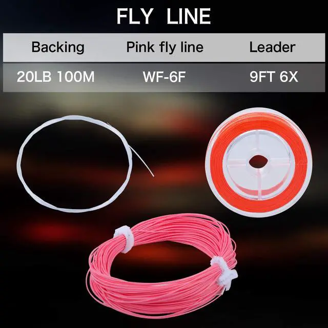Alt view image 5 of 7 - Fly Fishing Rod Reel Combos with Lightweight Portable Fly Rod and CNC-machined Aluminum Alloy Fly Reel,Fly Fishing Complete Starter Package