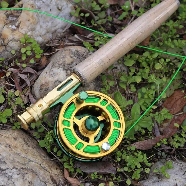 Alt view image 5 of 7 - Fly Fishing Rod Reel Combos with Lightweight Portable Fly Rod and CNC-machined Aluminum Alloy Fly Reel,Fly Fishing Complete Starter Package