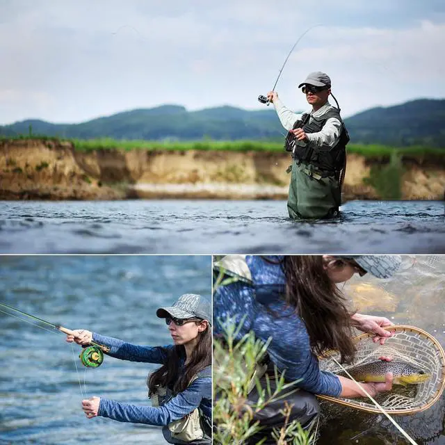 Alt view image 7 of 7 - Fly Fishing Rod Reel Combos with Lightweight Portable Fly Rod and CNC-machined Aluminum Alloy Fly Reel,Fly Fishing Complete Starter Package