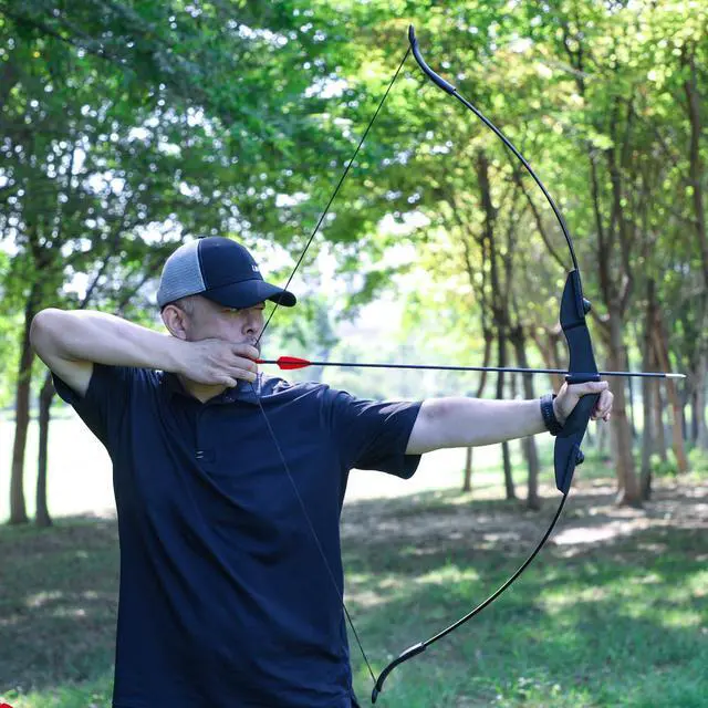 Alt view image 5 of 6 - Archery Recurve Bow and Arrow Set for Adults/Youth/Teens Beginners | Left & Right Handed, 20/30/40lbs, Beginners, Target Practicing, Archery