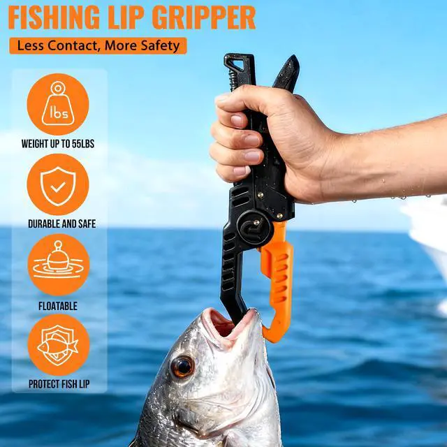 Alt view image 6 of 7 - Fishing Gear,Full Fishing Pole kit Include Fishing Rod and Reel Combo, Tackle Box with Fishing Lures, Fishing Accessories, Fishing Pliers,Fishing Gifts for Men with Fishing Tool Kit