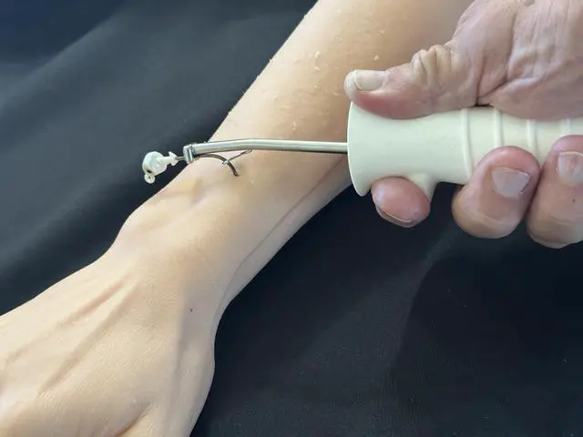 Alt view image 6 of 7 - Human Fish Hook Removal Tool. The Only Ambidextrous Ergonomically Designed Human Fish Hook Removal Tool