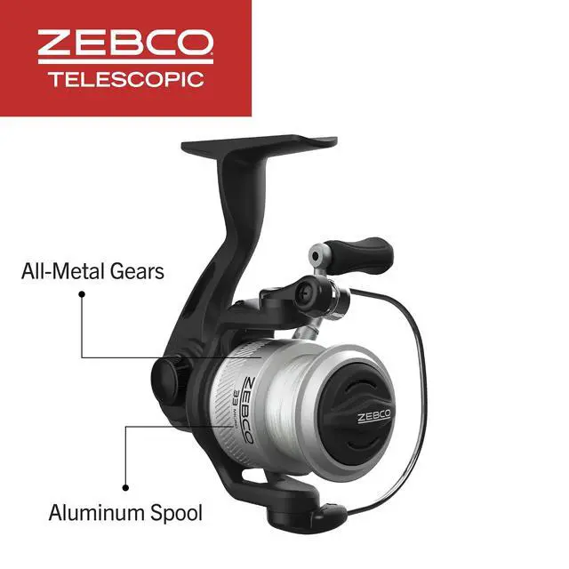 Alt view image 4 of 7 - 33 Spinning Reel and Telescopic Fishing Rod Combo