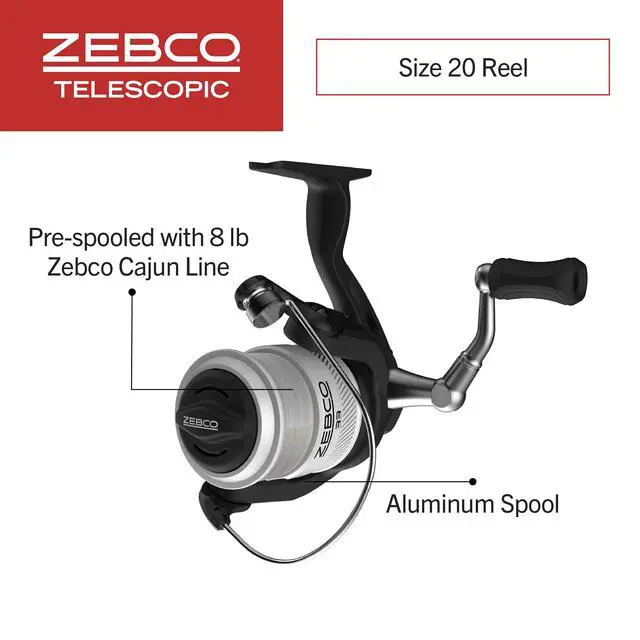 Alt view image 3 of 7 - 33 Spinning Reel and Telescopic Fishing Rod Combo