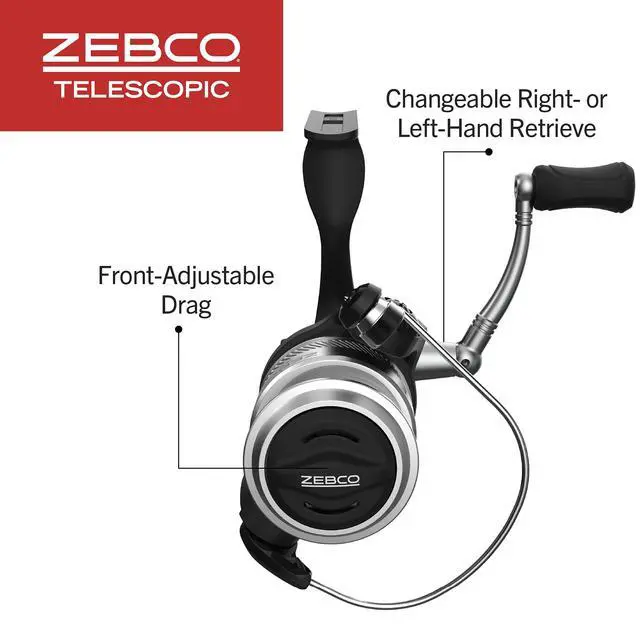 Alt view image 5 of 7 - 33 Spinning Reel and Telescopic Fishing Rod Combo