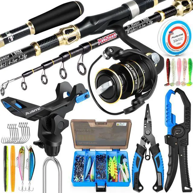 Main image of Fishing Gear,Full Fishing Pole kit Include Fishing Rod and Reel Combo, Tackle Box with Fishing Lures, Fishing Accessories, Fishing Pliers,Fishing Gifts for Men with Fishing Tool Kit