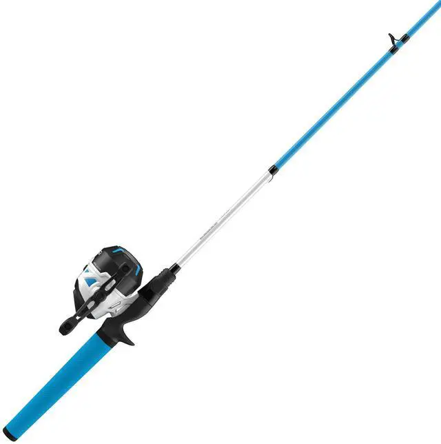 Main image of Roam Spincast Reel and Fishing Rod Combo, 6-Foot 2-Piece Fiberglass Fishing Pole with ComfortGrip Handle, Quickset Anti-Reverse Fishing Reel, Pre-Spooled with 10-Pound Line