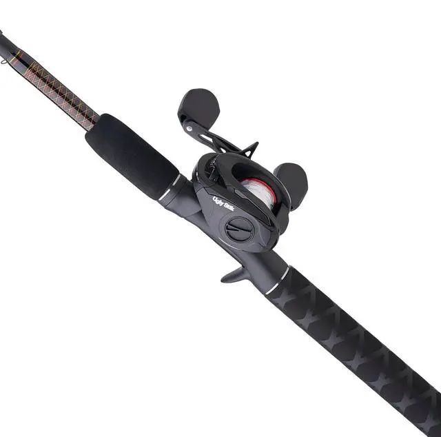 Alt view image 2 of 7 - GX2 Low Profile Baitcast Reel and Fishing Rod Combo