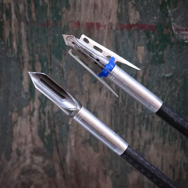 Alt view image 4 of 6 - G5 Deadmeat V2 Expandable 3-Blade Broadheads | 3-Pack | 100/125 Grains | Razor Sharp 1.5" Cutting Diameter Mechanical Blades | Screw in | Compound & Recurve Compatible | 1 BMP Practice Tip Included