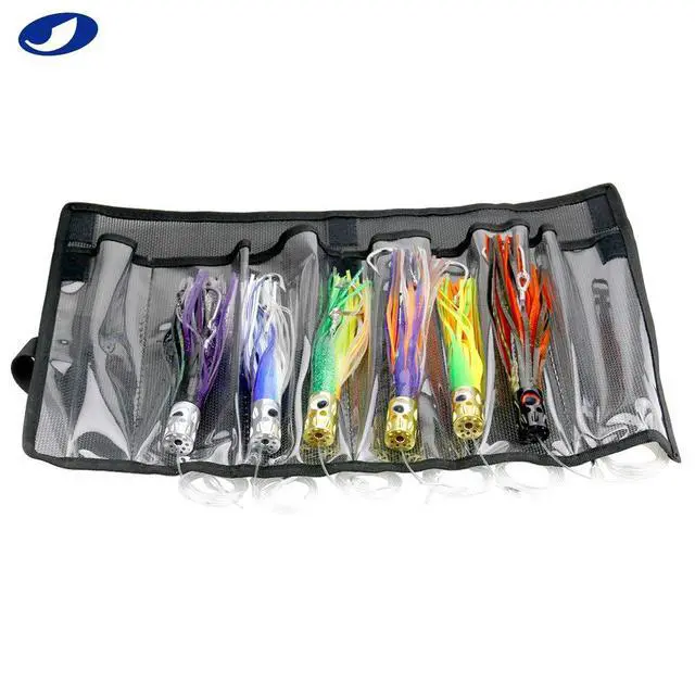 Alt view image 3 of 7 - Saltwater Trolling Lure for Marlin Tuna Mahi Dolphin Durado Wahoo Trolling Lures Free Mesh Bag Offshore Big Game Lures