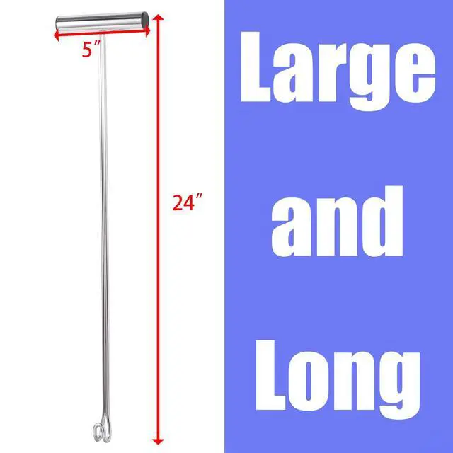 Alt view image 2 of 7 - Stainless Steel Fishing Hook RemoverDehooker Tool,Push/Pull Hook RemoverAnti-Lost Saltwater Dehooker Tool Shark Hook Remover