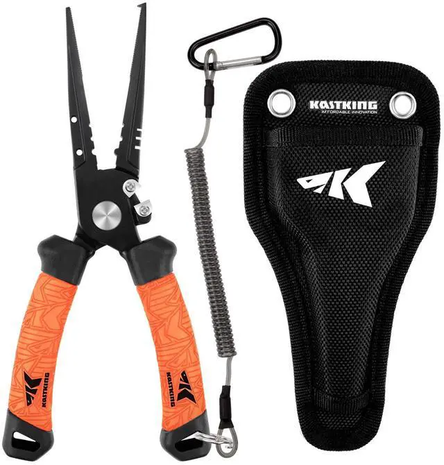 Main image of Speed Demon Pro Fishing Pliers, 420 Stainless Steel, Fishing Tools, Saltwater Resistant Fishing Gear, Tungsten Carbide Cutters, Corrosion Resistant Coating, SuperPolymer Grip Handles