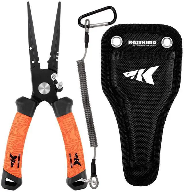 Main image of Speed Demon Pro Fishing Pliers, 420 Stainless Steel, Fishing Tools, Saltwater Resistant Fishing Gear, Tungsten Carbide Cutters, Corrosion Resistant Coating, SuperPolymer Grip Handles