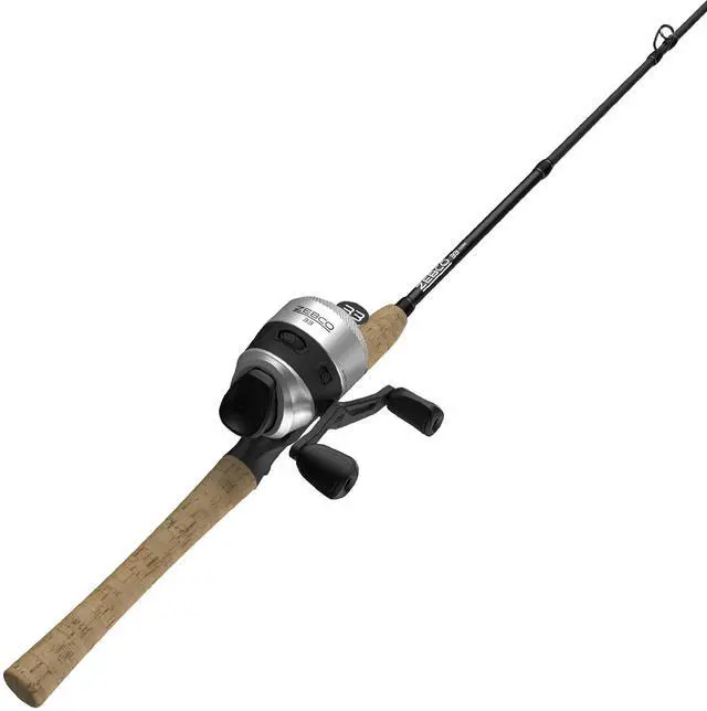Main image of 33 Cork Reel and Fishing Rod Combo, Graphite Rod with Cork Handle, QuickSet Anti-Reverse Fishing Reel with Bite Alert