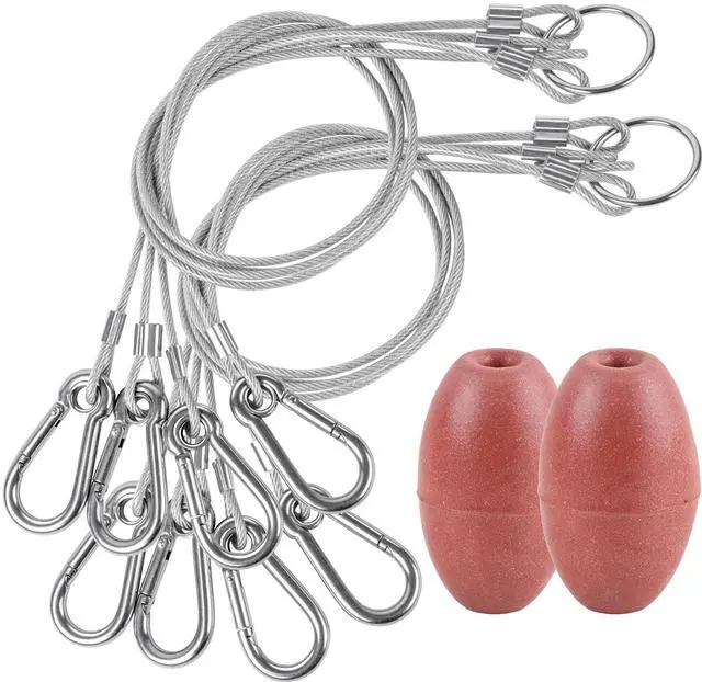 Main image of 4 Arm Crab Trap Harness with Durable Nylon/Heavy Duty Metal Hooks for Sailing Fishing