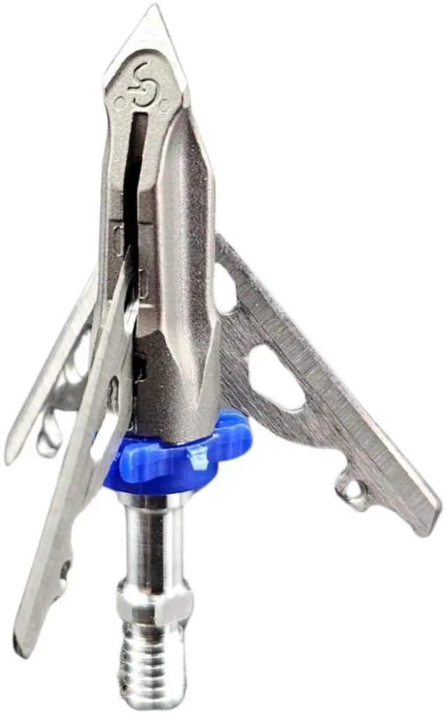 Main image of G5 Deadmeat V2 Expandable 3-Blade Broadheads | 3-Pack | 100/125 Grains | Razor Sharp 1.5" Cutting Diameter Mechanical Blades | Screw in | Compound & Recurve Compatible | 1 BMP Practice Tip Included