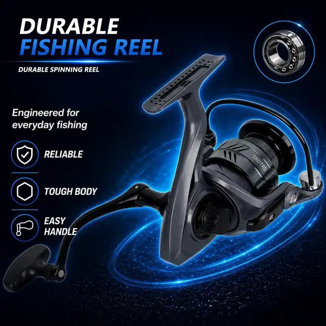 Alt view image 4 of 7 - Fishing Rod and Reel Combo KitTelescopic Fishing Rod, Collapsible Fishing Rod, Portable Fishing Set w/Tackle Box, Lures & Bag, 4.2oz Carbon Fiber, 5.2:1 Anti-Twist Reel, Freshwater/Light Saltwater